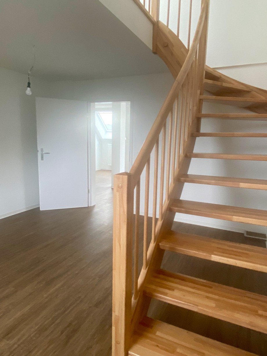 Wohnzimmer Dachgeschosswohnung Mainz