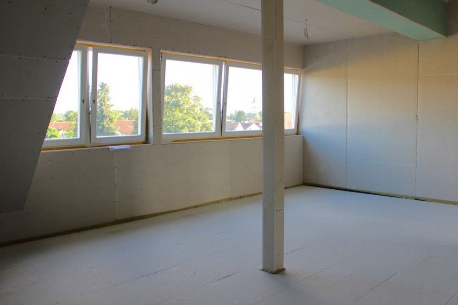 Schlafzimmer Dachgeschosswohnung Darmstadt
