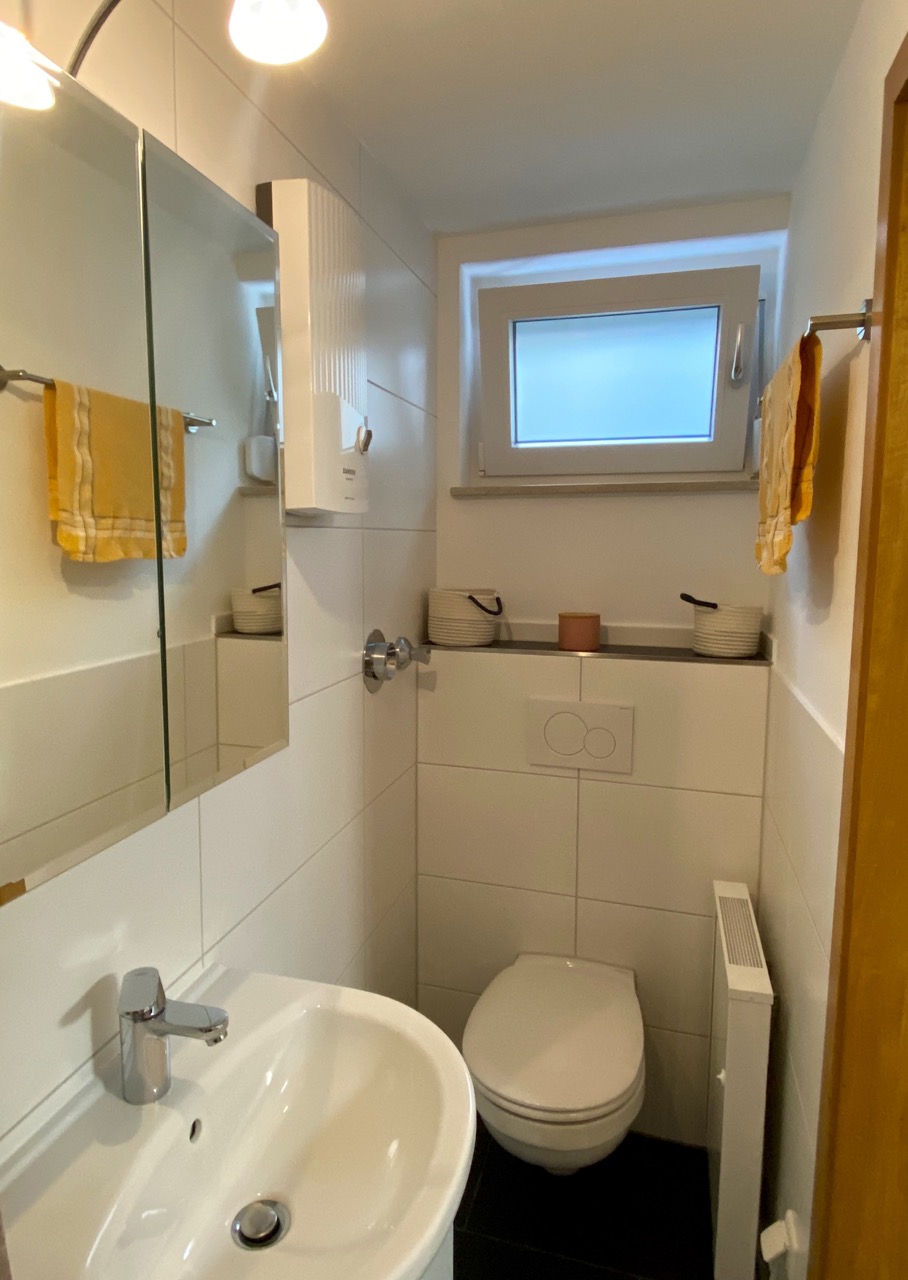 Duschbad Souterrainwohnung Darmstadt