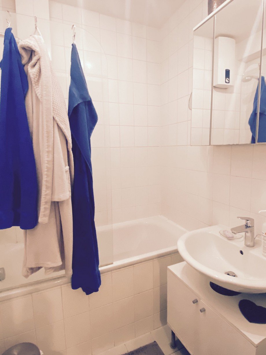 Badezimmer Erdgeschosswohnung Darmstadt