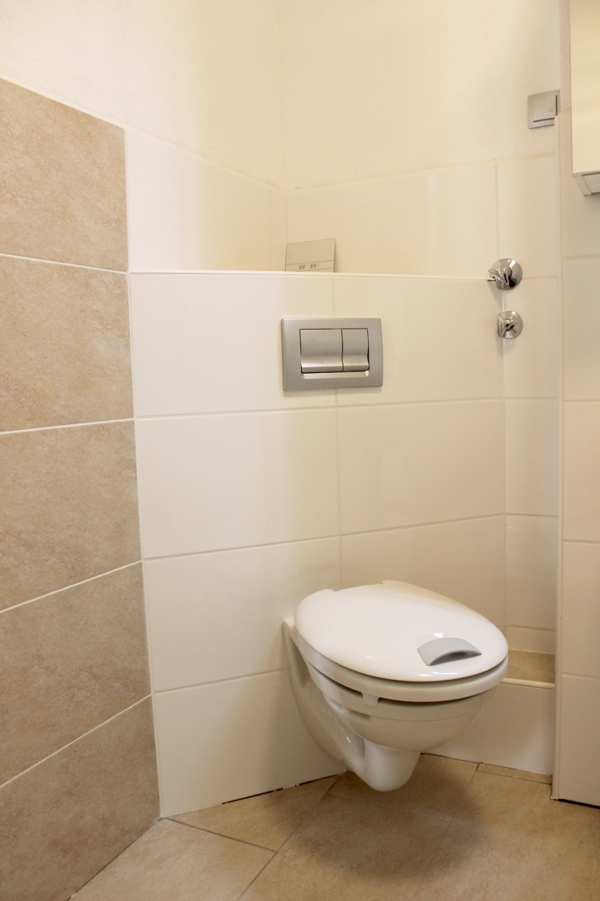 modernes Duschbad Erdgeschosswohnung Ro�dorf