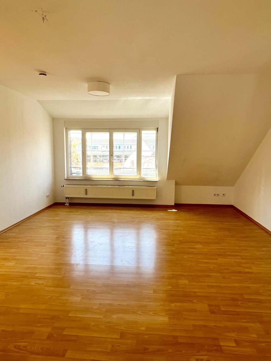 Wohnzimmer Dachgeschosswohnung Darmstadt