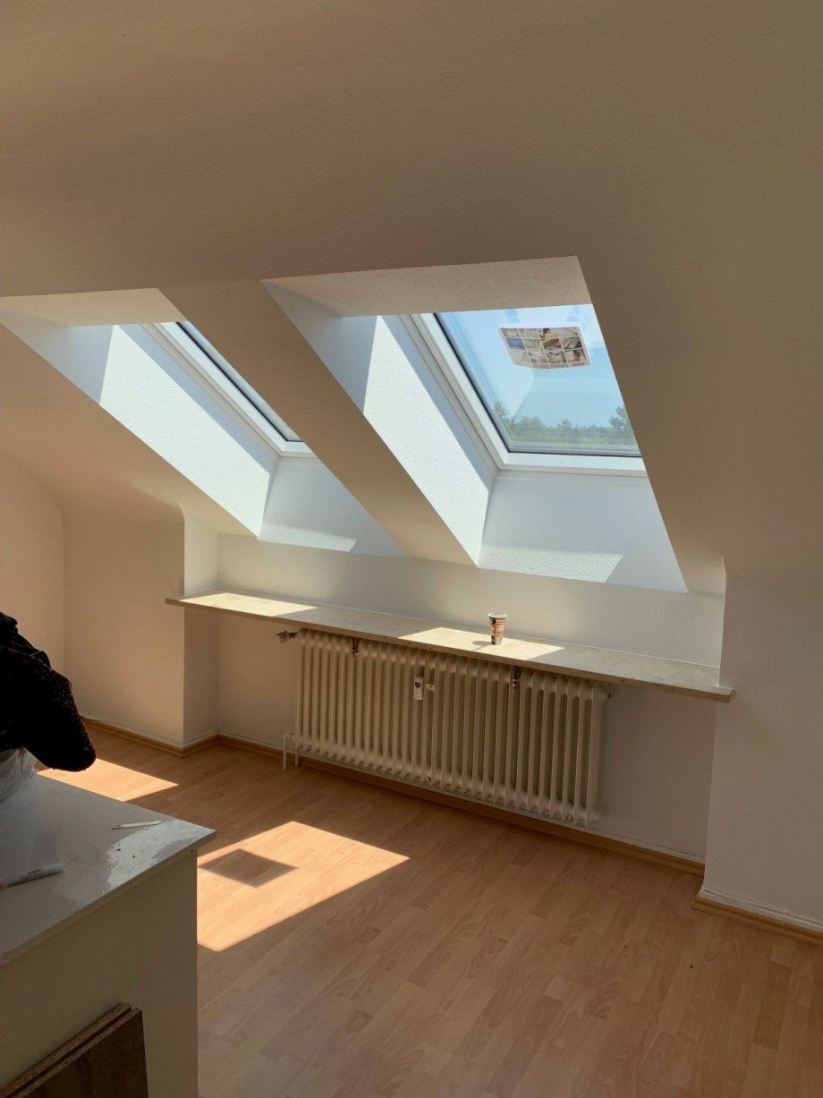 Wohnzimmer Dachgeschosswohnung Offenbach
