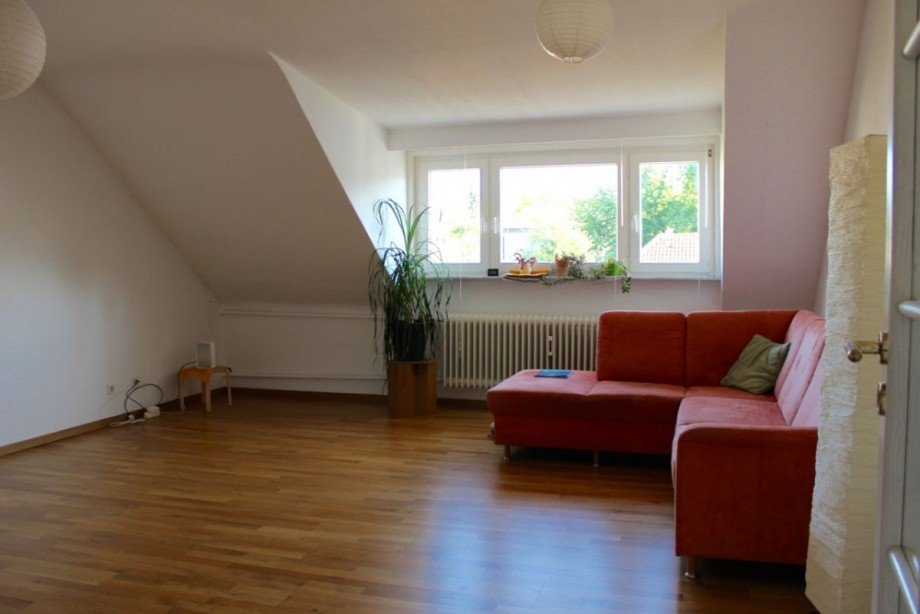 Wohnzimmer Dachgeschosswohnung Darmstadt