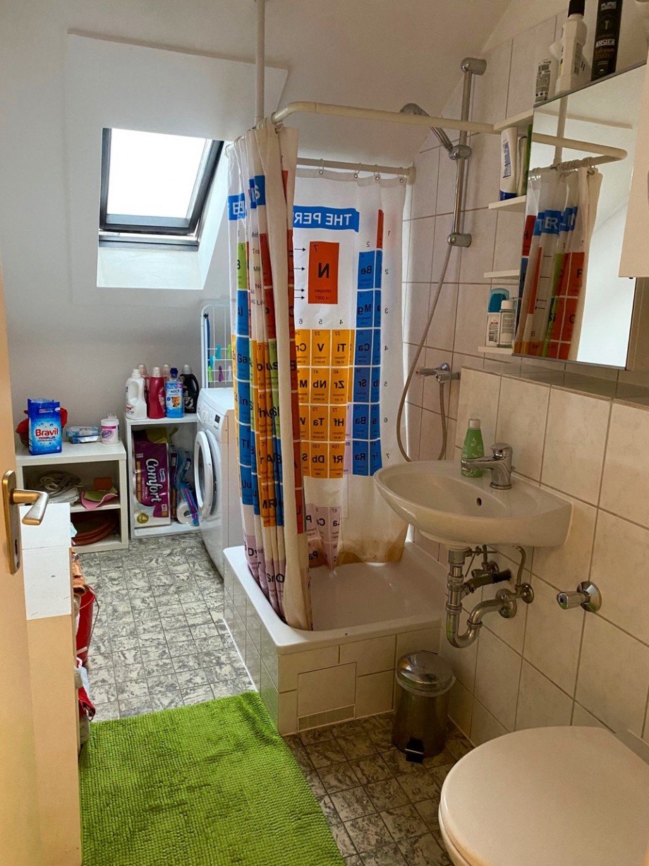 Duschbad Dachgeschosswohnung Darmstadt