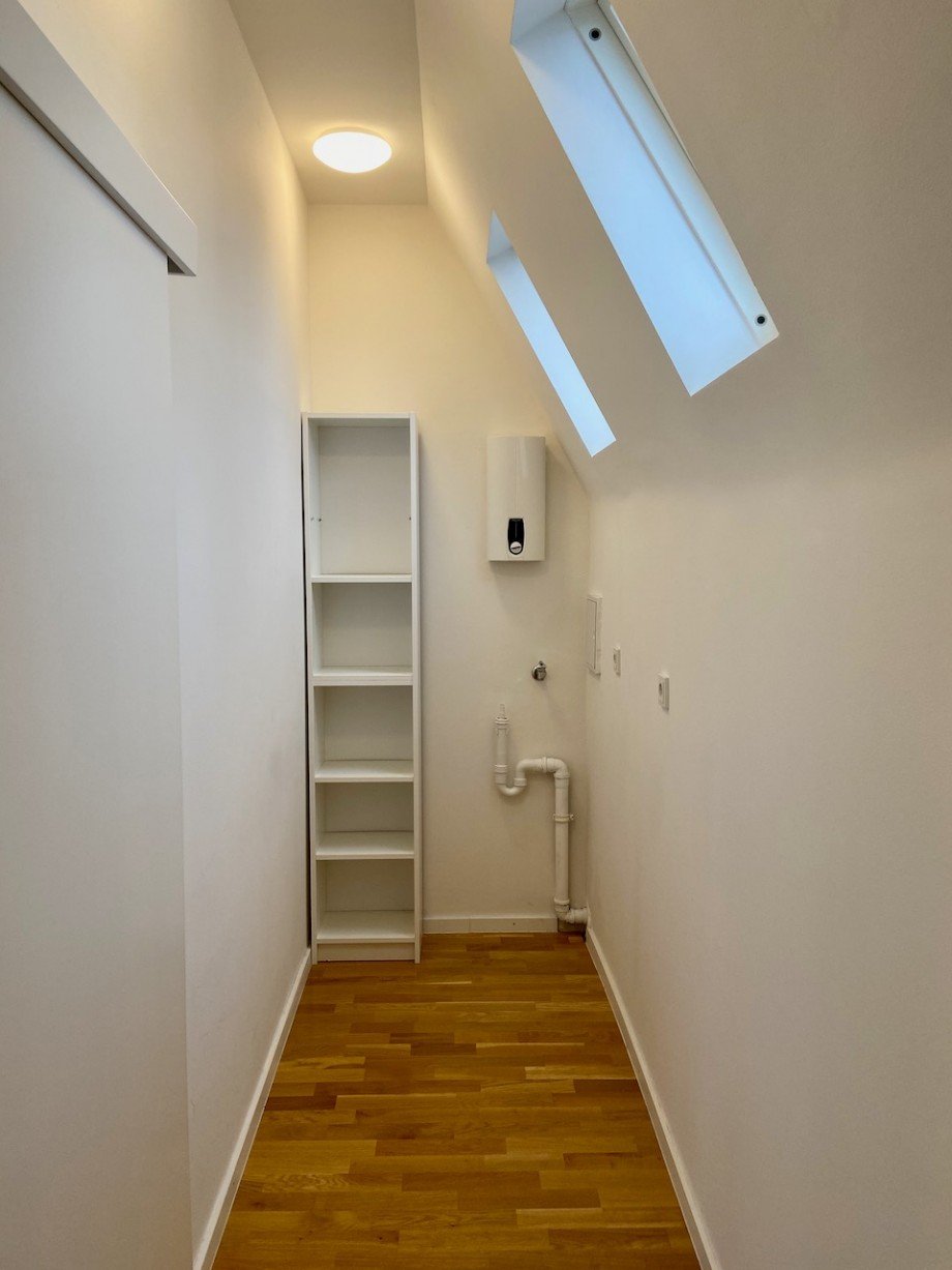 Ankleide mit WM-Anschluss Penthousewohnung Darmstadt
