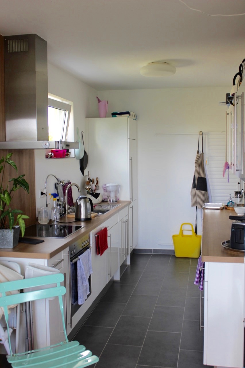 K�che mit EBK Etagenwohnung Griesheim