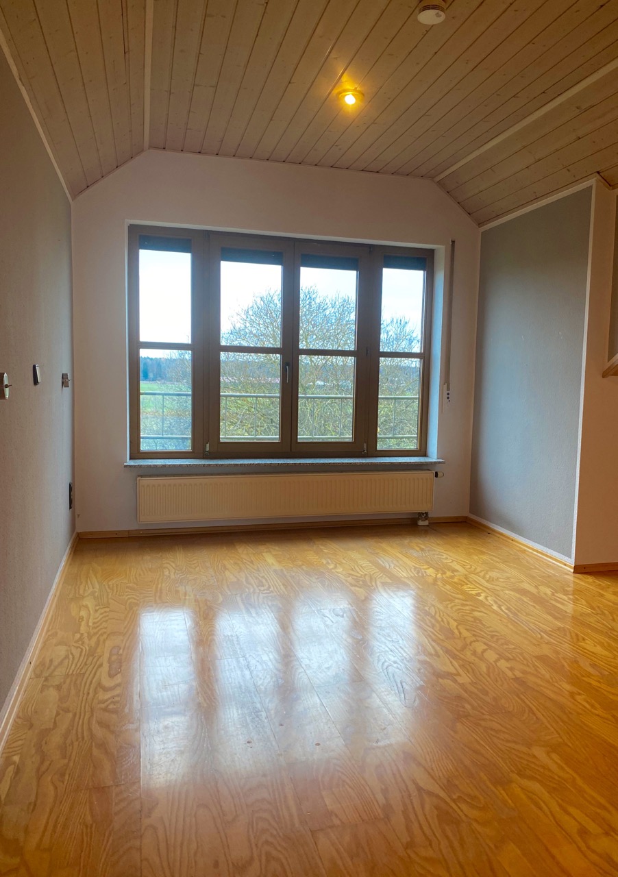 Schlafzimmer Dachgeschosswohnung Rossdorf