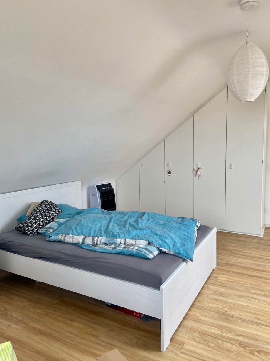 Schlafzimmer Dachgeschosswohnung Darmstadt