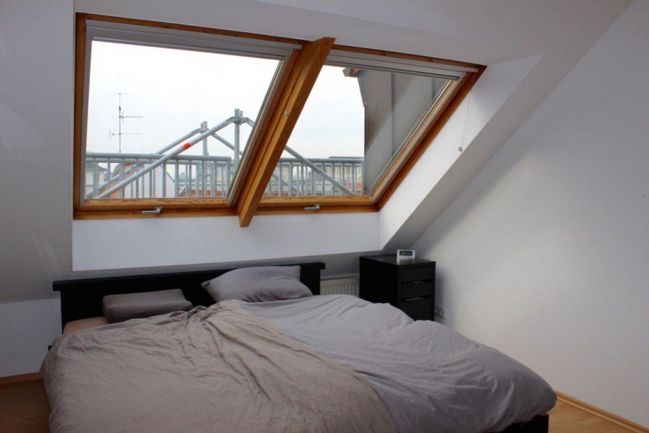 Schlafzimmer Dachgeschosswohnung Darmstadt