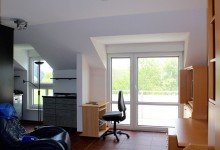 Wohn-Schlafbereich mit Balkon *Blick ins Gr�ne*