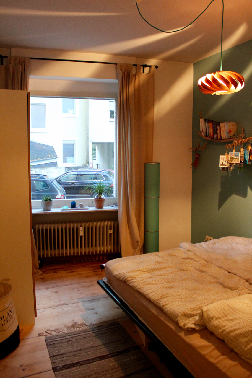 Darmstadt Johannesviertel Schlafzimmer Erdgeschosswohnung Darmstadt