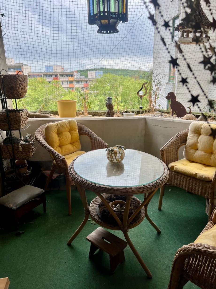 Balkon Kranichstein Ku Etagenwohnung Darmstadt