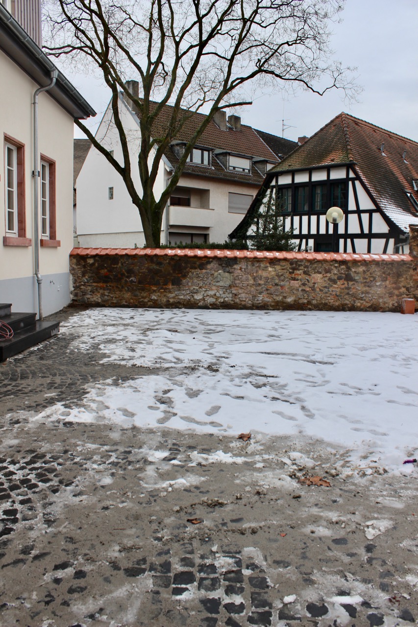 Hofansicht Einfamilienhaus Darmstadt