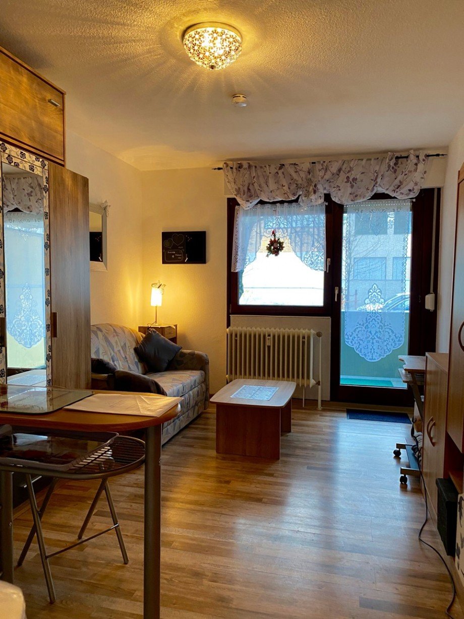 Wohnbereich mit Balkon Erdgeschosswohnung Darmstadt