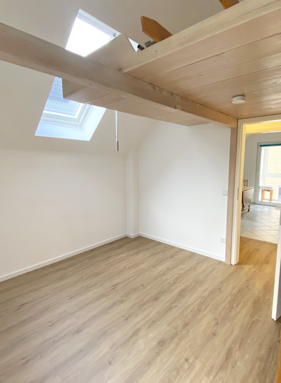 Schlafzimmer mit Hochbett Maisonettewohnung Mainz