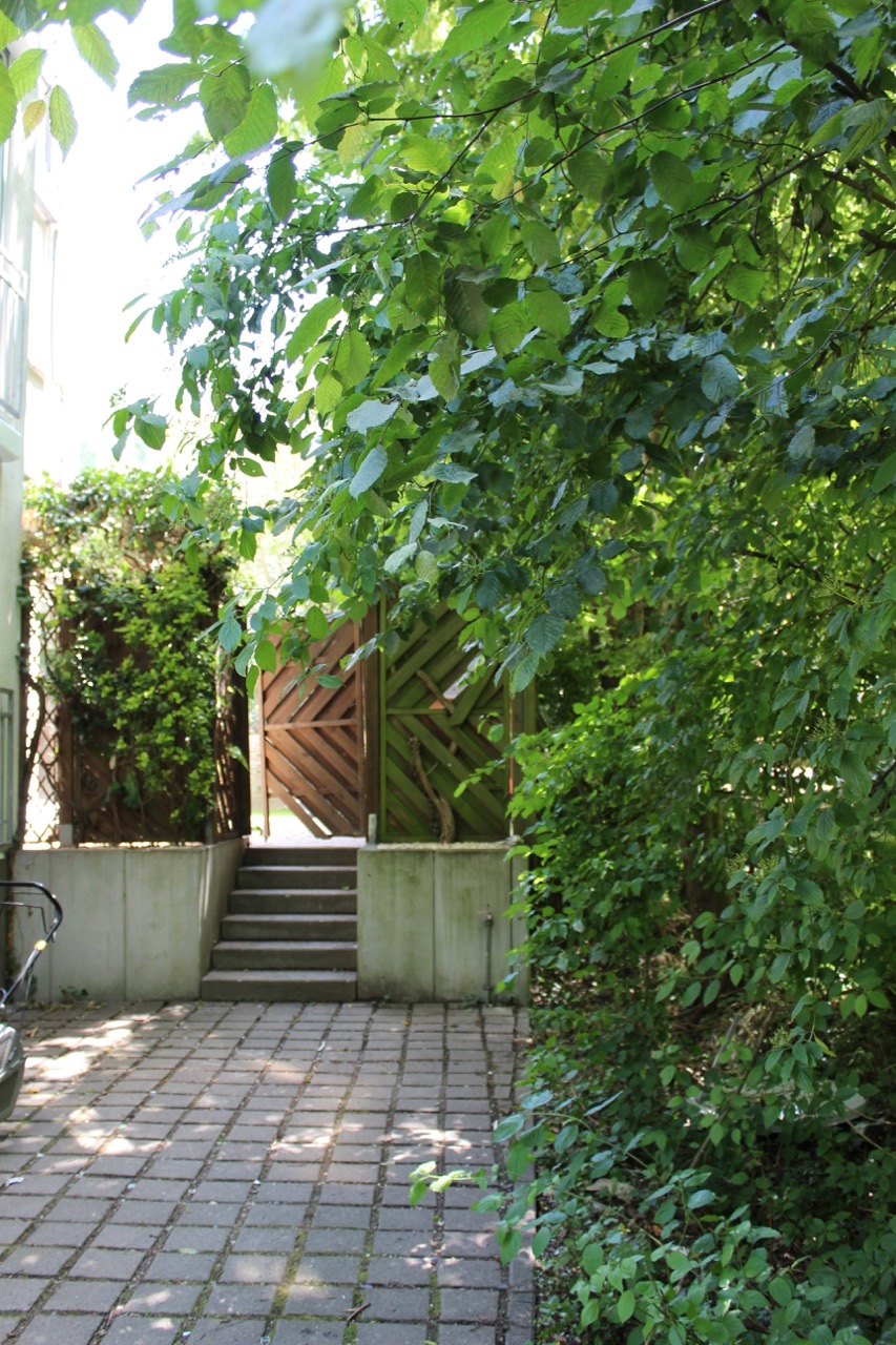 Zugang zum Garten Maisonettewohnung Darmstadt