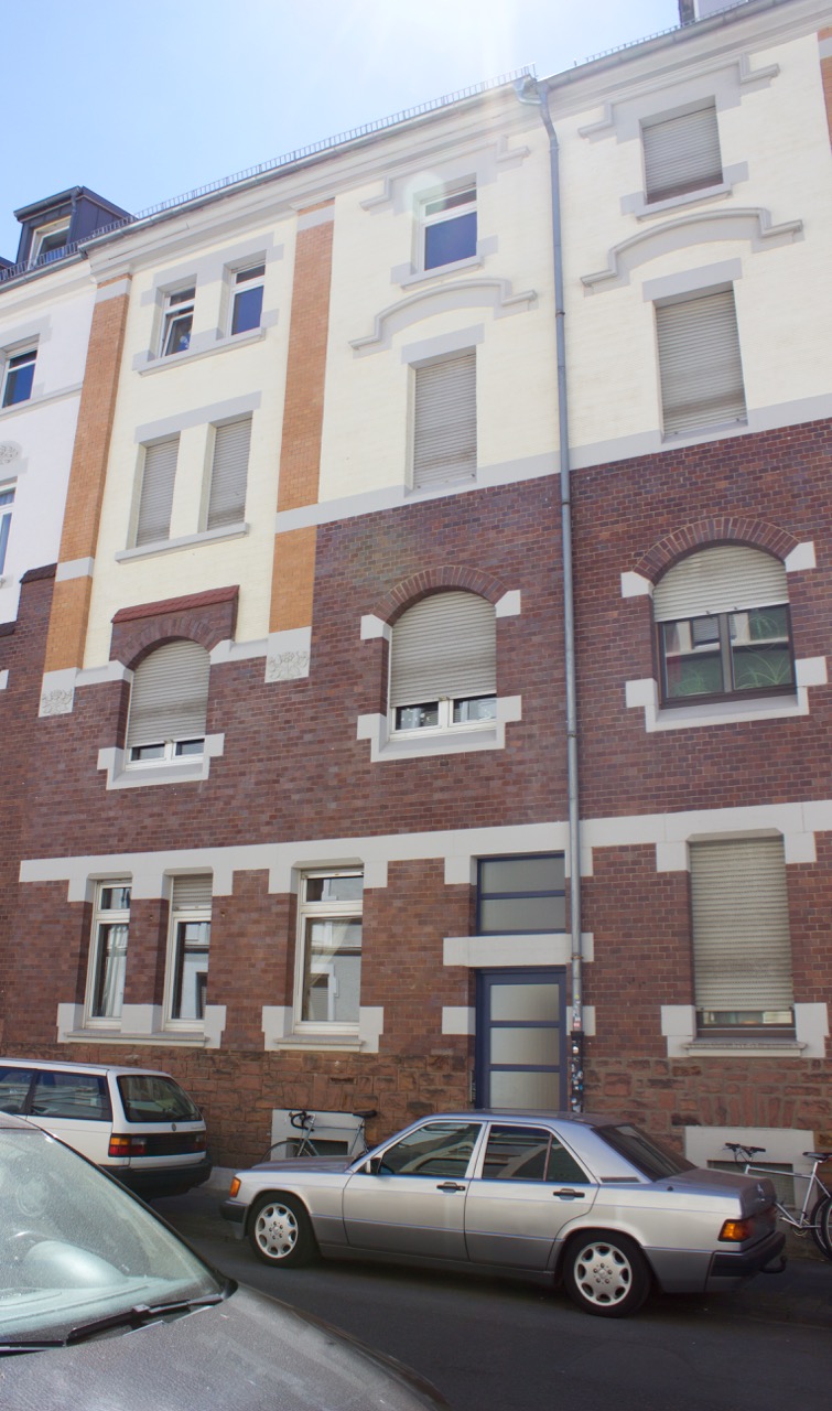 Ansicht Haus Darmstadt Etagenwohnung Darmstadt - Martinsviertel: 2 Zimmer Altbauwohnung / vermietet!