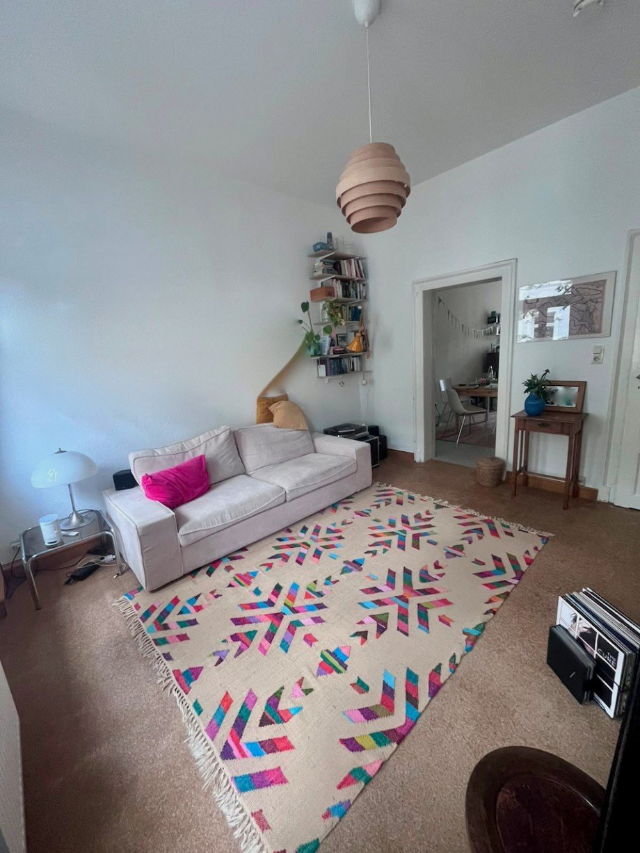 Racano Immobilien Johannesviertel Wohnzimmer Etagenwohnung Darmstadt