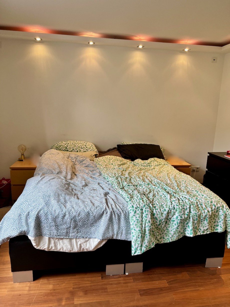 Schlafzimmer Souterrainwohnung Darmstadt